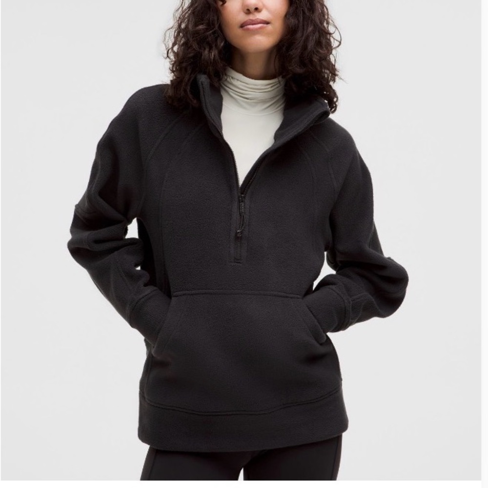 Lululemon Athletica Black Quarter-Zip Sweatshirt